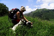 Monte Due Mani (1656 m) dalla Culmine S. Pietro il 7 giugno 2016 con...temporalone di vetta ! - FOTOGALLERY 